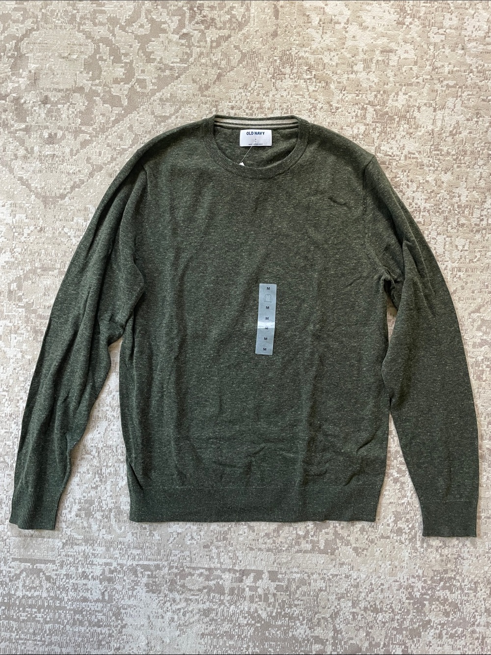 NWT Old Navy Men’s Crewneck Sweater Olive Green